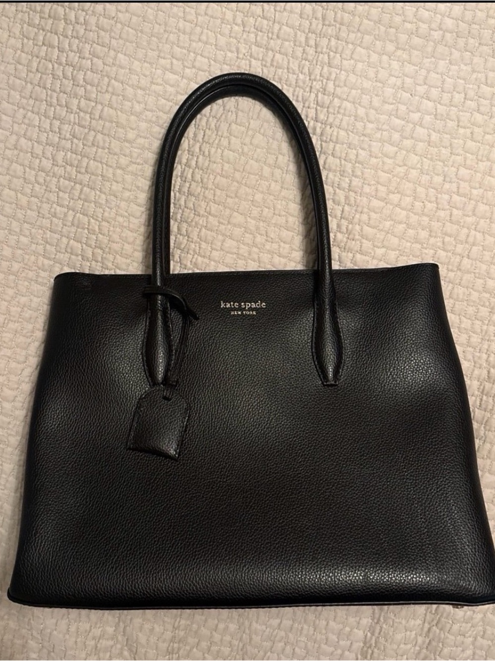 kate spade Black Pebbled Leather purse/satchel